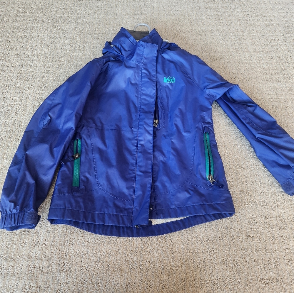 Kids Blue Rain Jacket by REI